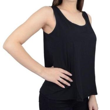 Imagem de Blusa Regata Feminina Lunender Viscose Preta - 00468-Feminino