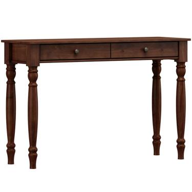 Imagem de Aparador Para Sala de Estar Rústico 2 Gavetas Madeira Maciça Lazuli F06 Café - Lyam Decor