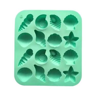 Imagem de Molde De Silicone Para Chocolate 3D Em Forma De Concha De Animal Marin