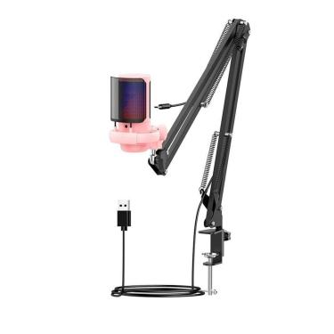 Imagem de Microfone Gamer De Mesa Rise Mode Elite 08, RGB, USB-C, RM-ME-08-PK-Unissex