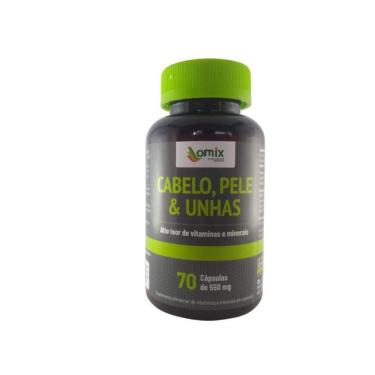 Imagem de Complemento Alimentar Cabelos, Pele E Unhas - 70 Cápsulas