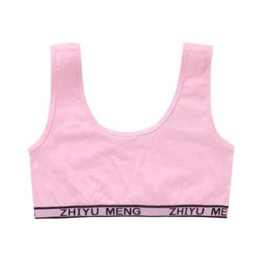 Imagem de Sutiãs De Treinamento Para Adolescentes, Tops Sem Fio Para Puberdade, 