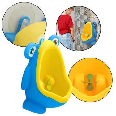 Imagem de Mictório Infantil Sapinho Com Alvo Giratório Xixi Menino Top - Fenima,