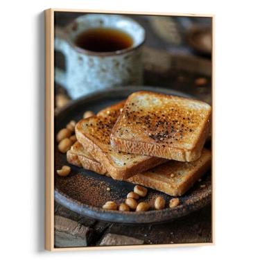 Imagem de Quadro decorativo Café da Manhã com Torradas Douradas - Art Canvas, 12