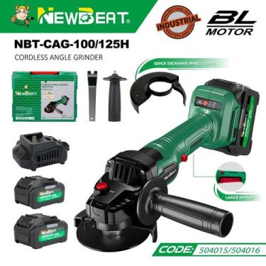 Imagem de Esmerilhadeira Angular Sem FIO NBT CAG 125H - NewBeat