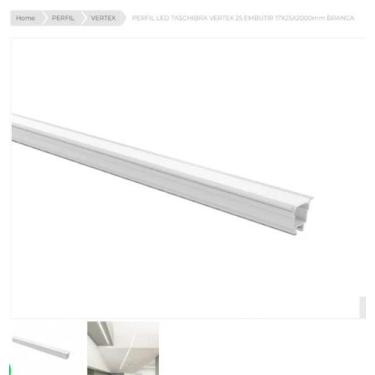 Imagem de Perfil Taschibra Vertex 1.7x2.5x200cm Emb Branco Der/01