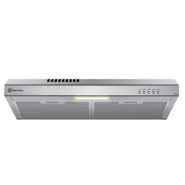 Imagem de Depurador de Ar Electrolux 60 cm Inox Alto Poder de Sucção, Luz LED e Filtragem Dupla (DE6SS)