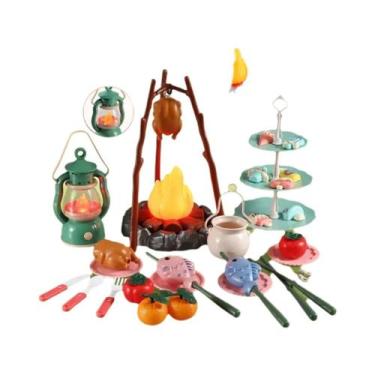 Imagem de Conjunto De Barraca De Camping Para Crianças, Playground Interno E Ext