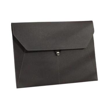 Imagem de Pasta Executiva A4 De Couro Impermeável Multifuncional Com Fivela De C