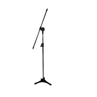 Imagem de Pedestal Para Microfone Girafa Pé De Ferro Visão Mpe3ft cromado