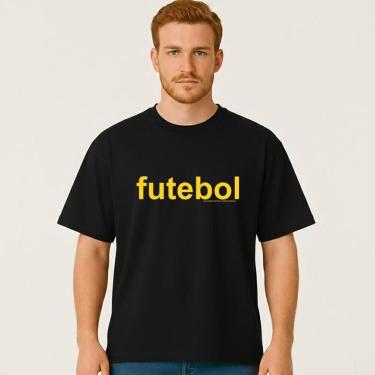Imagem de Camiseta Oversized FUTEEBOL Masculina Algodão Premium-Masculino