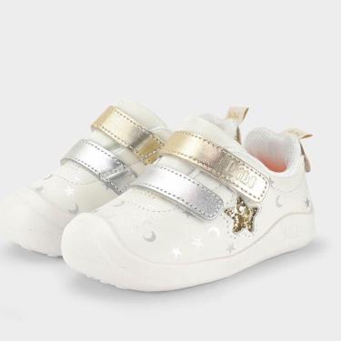 Imagem de TÊNIS COURO INFANTIL FISIOFLEX BRANCO MENINA MOLINHO CONFORT-Feminino