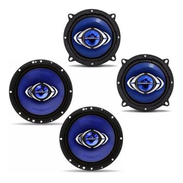 Imagem de Kit Alto Falantes 5 E 6 Polegadas Hurricane 260w Rms Total - OESTESOM