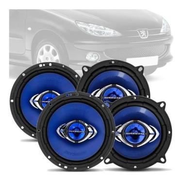 Imagem de Kit Falante Hurricane Para Portas 6 + 5 Pol Peugeot 206 - Oestesom