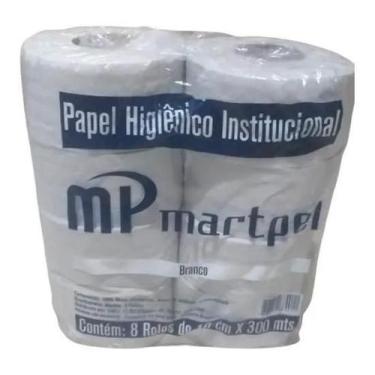 Imagem de Papel Higiênico Grande 300m MARTPEL ECOMAXX SUPERPEL 8 Rolos - MARTPEL