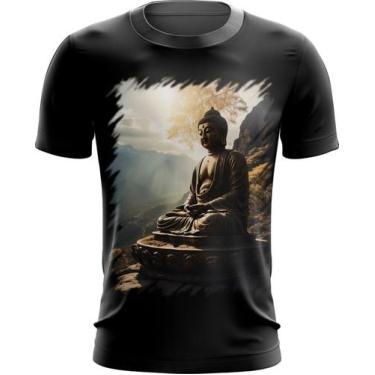 Imagem de Camiseta Dryfit Estátua de Buda Iluminado Religião 1 - Kasubeck Store,