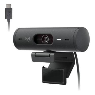 Imagem de Webcam Full HD Logitech Brio 500 - Grafite - Congratulations Store