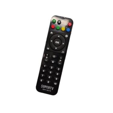 Imagem de Controle Remoto do Receptor Android SuperTv Black