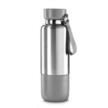 Imagem de Garrafa Térmica em Inox Parede Dupla 500ML para Bebidas com Copo e Porta Objetos para T...