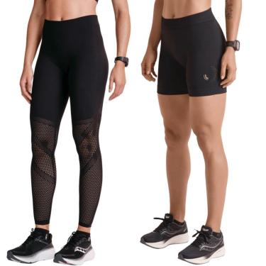 Imagem de Kit Lupo Feminino Calça Legging / Short Cós Alto-Feminino