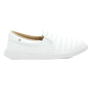 Imagem de Tenis Moleca Original Slip On Sem Cadarço Baixo Feminino 309, 38, Bran