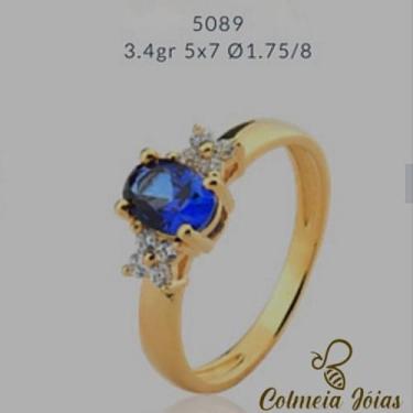 Imagem de Anel de formatura feminino - COLMEIA JÓIAS, Geografia, 4.4gr