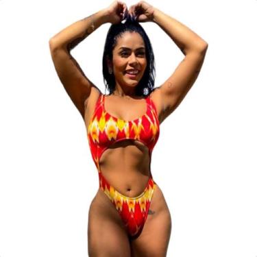 Imagem de Maiô Gringo Asa Delta Feminino Triquíni Lançamento Praia Sem Bojo Luxo