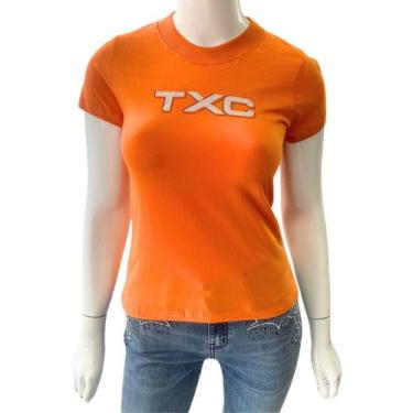 Imagem de Tshirt Feminina  TXC Laranja 50982, Laranja, G