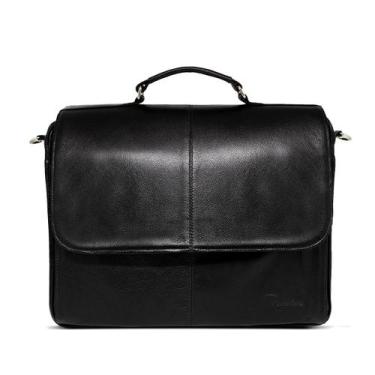 Imagem de Pasta Executiva Masculina de Couro Note15 - Relicário, Preto