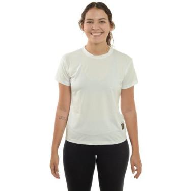 Imagem de Blusa Academia Feminina Babylook Esportiva Proteção Uv 50+ - TN Terra 