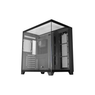 Imagem de Gabinete Gamer K-mex Aquário Tiger Shark, CG-04J1, Lateral de Vidro, A