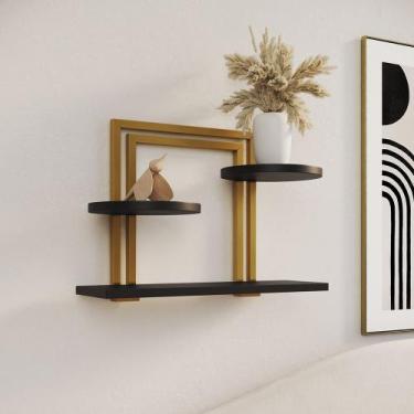 Imagem de Nicho Decorativo Bali em Estilo Industrial para Sala e Escritório - Fe