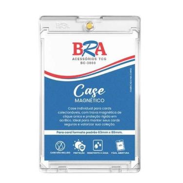 Imagem de Case Magnético Bra 4mm para Cards Tcg Pokemon e Magic C/ 1 unidade BC-