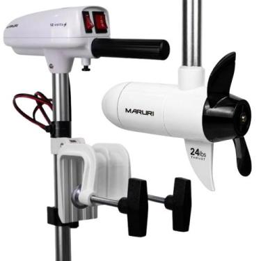 Imagem de Motor Elétrico Maruri 24lbs Água Salgada Caiaque Barco Pesca Embarcada