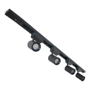 Imagem de Kit Trilho Eletrificado Com 4 Spots Led 7w - Bela Home, Preto (BRANCO-