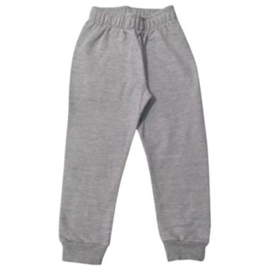 Imagem de Calça Moletom Infantil Kyly Com Punho Tamanho 10 ao 16 Cor:PretaTamanh