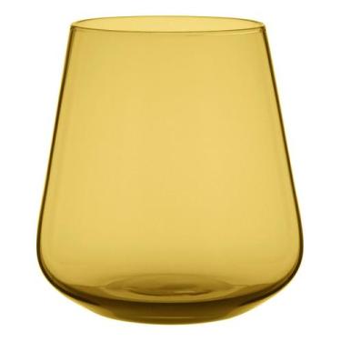 Imagem de Copo Comodore Home&Co 10x9x9cm Vidro Âmbar 400ml 2pçs para Água Suco D