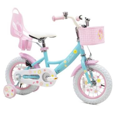 Imagem de Bicicleta Bixike 12 polegadas para Meninas com Cesta e Assento
