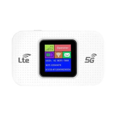 Imagem de Roteador Móvel 5G 4G WiFi Hotspot Com Slot Para Cartão SIM Para 10 Usu