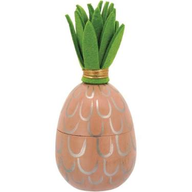Imagem de Porta-Joias Penélope Home&Co 18x8x8cm Madeira Rosa Enfeite Decoração p