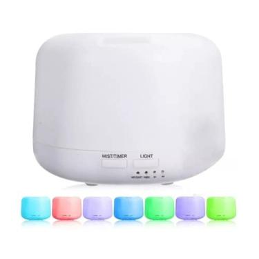 Imagem de Difusor Eletrico Umidificador De Ar Aroma Led Cor:Branco