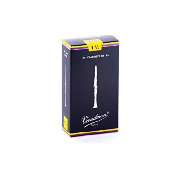 Imagem de Palheta Tradicional 1,5 para Clarinete Sib com 10 unidades embaladas individualmente - CR1015