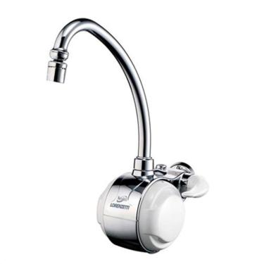 Imagem de Torneira Elétrica Versátil De Parede Branca Com Cromada Lorenzetti 220V