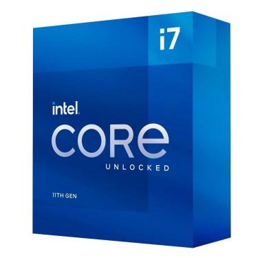 Imagem de Processador Intel Core i7 11700K Box  11ª Geração Cache 16MB 3.60 GHz (Max Turbo 4.9GHz) - BX8070811700K