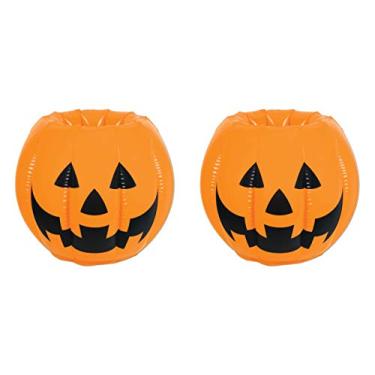 Imagem de Beistle Resfriadores infláveis J-O-L 2 peças, 55,88 x 39,40 cm, laranja/preto