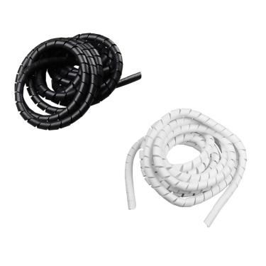 Imagem de Organizador de Fios Espiral HWPP16 2 Metros - Hellermann | Branco