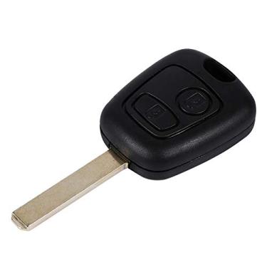Imagem de Substituição da chave do carro, chave, chave remota do carro fob lâmina em branco remoto sem cortes para carro Peugeot Key Men