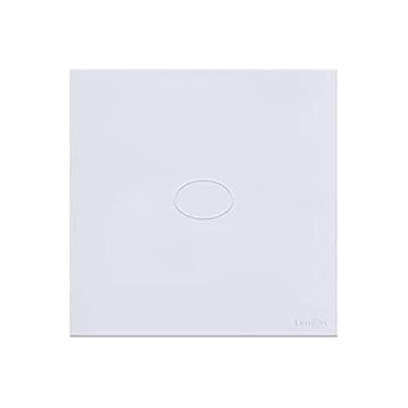 Imagem de Interruptor Touch 1 Botão Glass Espelho Em Acrilico Branco Lumenx