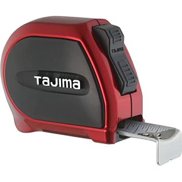 Imagem de TAJIMA Fita métrica – SAE e escala métrica 7,5 m x 2,5 cm Fita métrica Sigma Stop com revestimento de acrílico e lâmina de bloqueio automático – SS-25/7,5 MBW