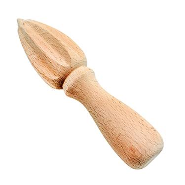 Imagem de Culinary Fresh Escareador de frutas cítricas de madeira de faia, espremedor portátil de laranja e limão: 1 pacote